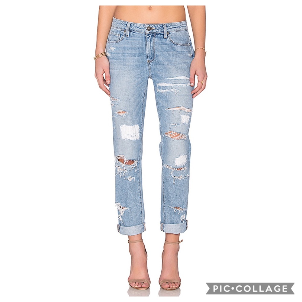 PAIGE Jimmy Jimmy Ankle boyfriend jeans